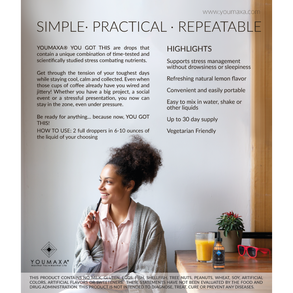 YOUMAXA® YOU GOT THIS (Stress Support Supplement)